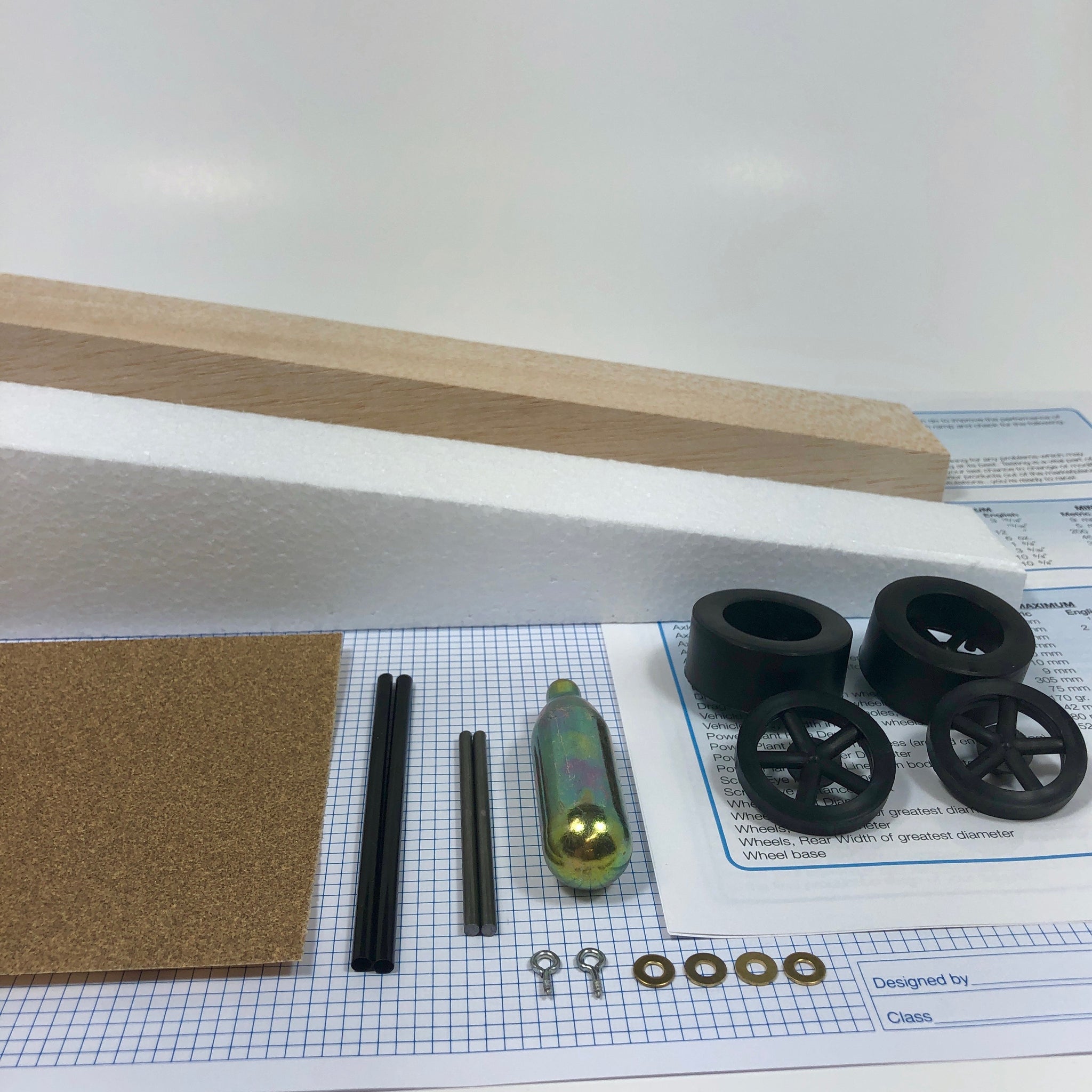 Basswood Dragster Kit (Co2)