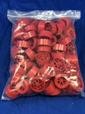 Dark Wheel Assort. R/G/B (100 Pack) - Co2 Dragster Product Line - Activity Based Supplies