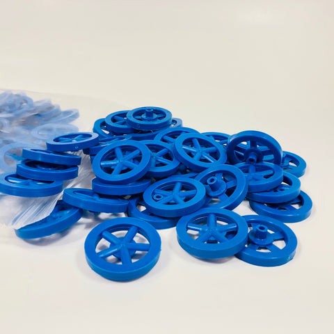 Co2 Dragster Wheels - Hobby Wheels for Miniature Cars and Educational Project Kits using 1/8" Axles