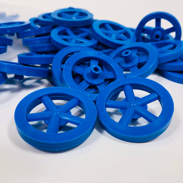 Co2 Dragster Wheels - Hobby Wheels for Miniature Cars and Educational Project Kits using 1/8" Axles