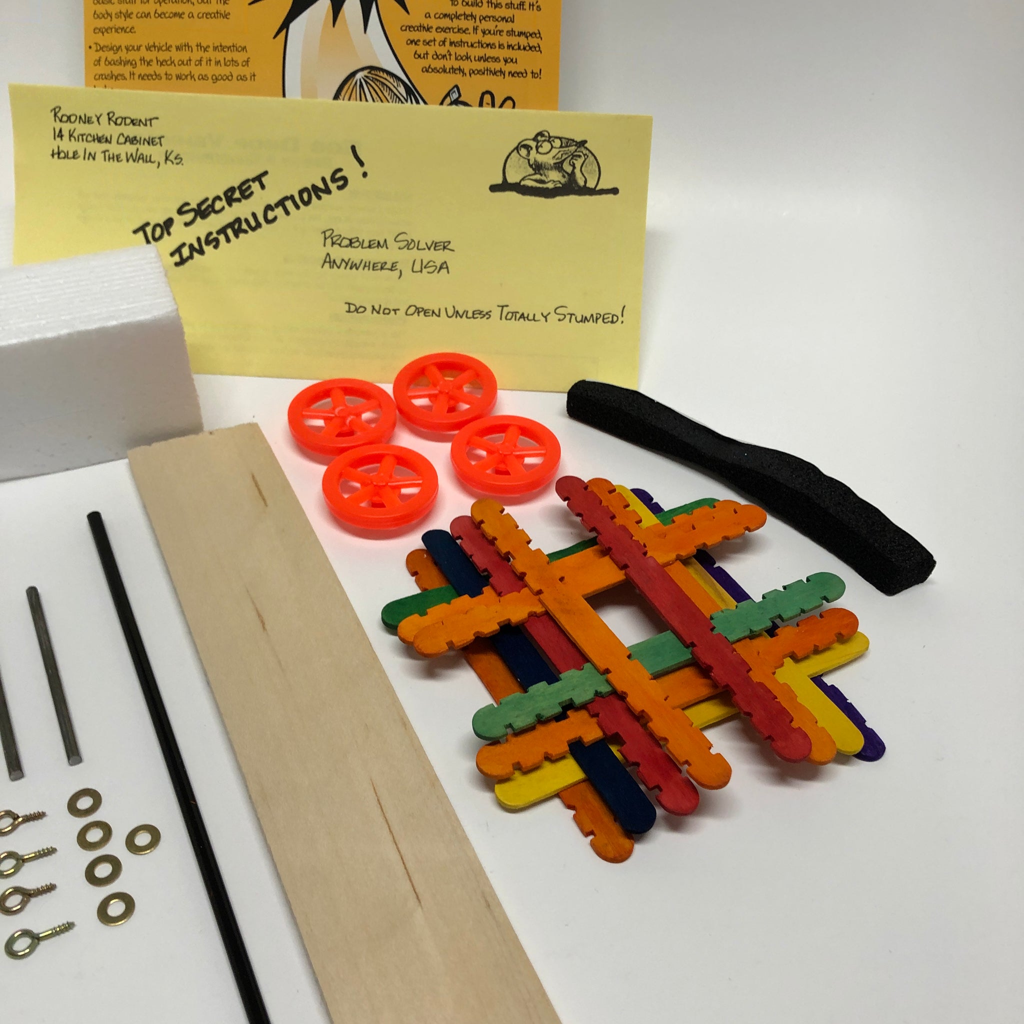 Egg Drop Vehicle Activity Based Supplies