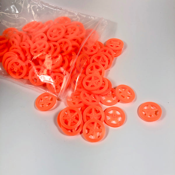 Co2 Dragster Wheels - Hobby Wheels for Miniature Cars and Educational Project Kits using 1/8" Axles