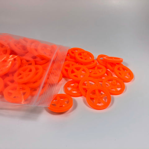 Co2 Dragster Wheels - Hobby Wheels for Miniature Cars and Educational Project Kits using 1/8" Axles