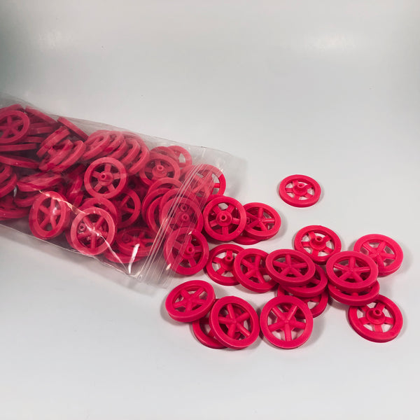 Co2 Dragster Wheels - Hobby Wheels for Miniature Cars and Educational Project Kits using 1/8" Axles
