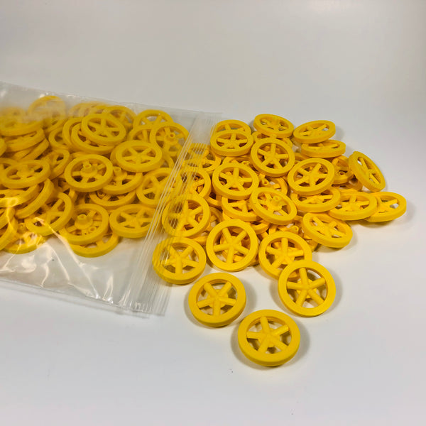 Co2 Dragster Wheels - Hobby Wheels for Miniature Cars and Educational Project Kits using 1/8" Axles