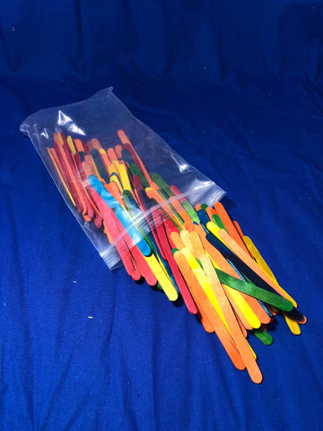 Colored Craft Sticks 150/pk - Miscelanious - Activity Based Supplies