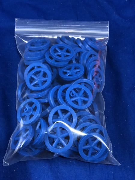Dark Wheel Assort. R/G/B (100 Pack)