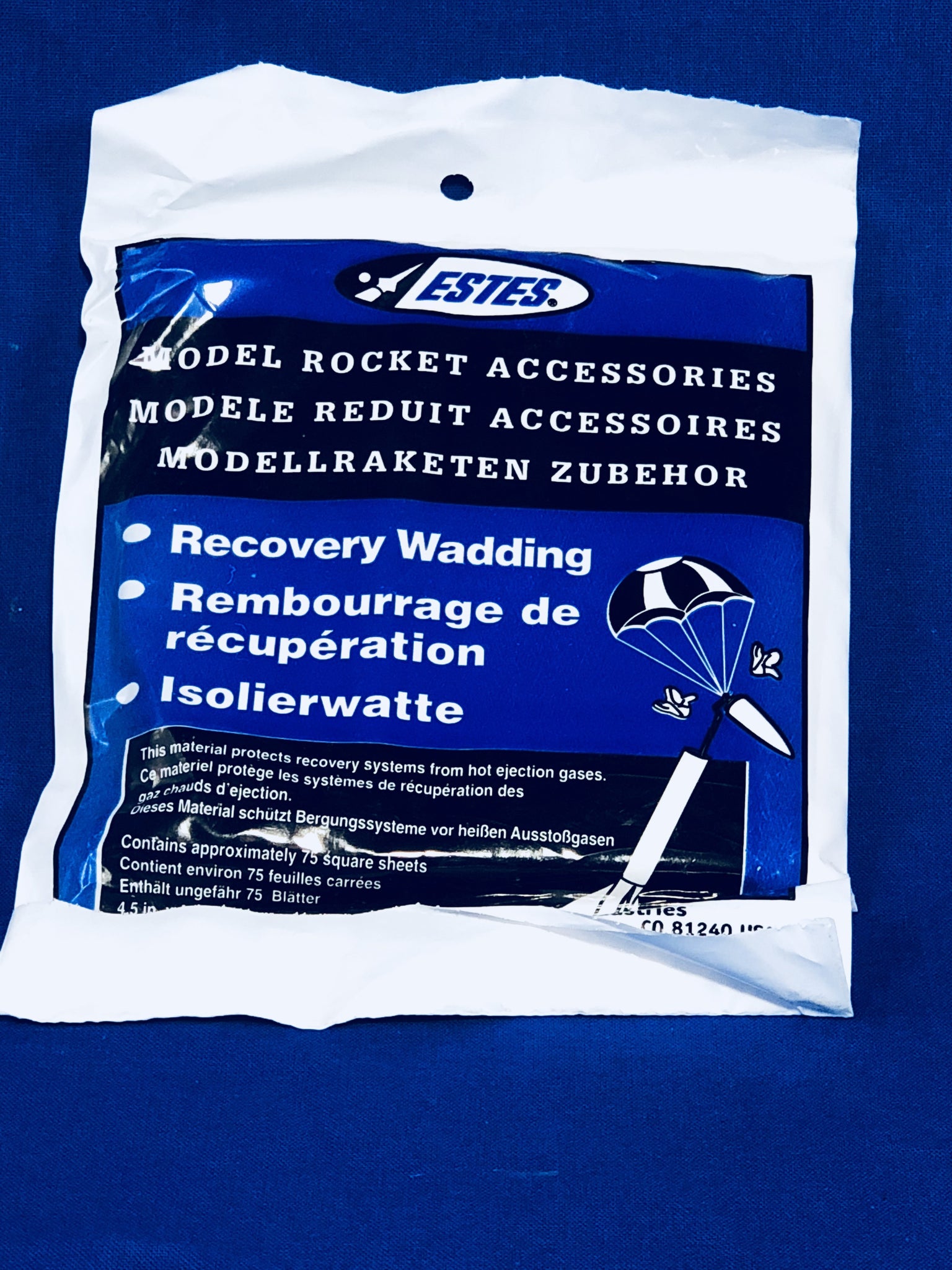 Estes Recovery Wadding Activity Based Supplies